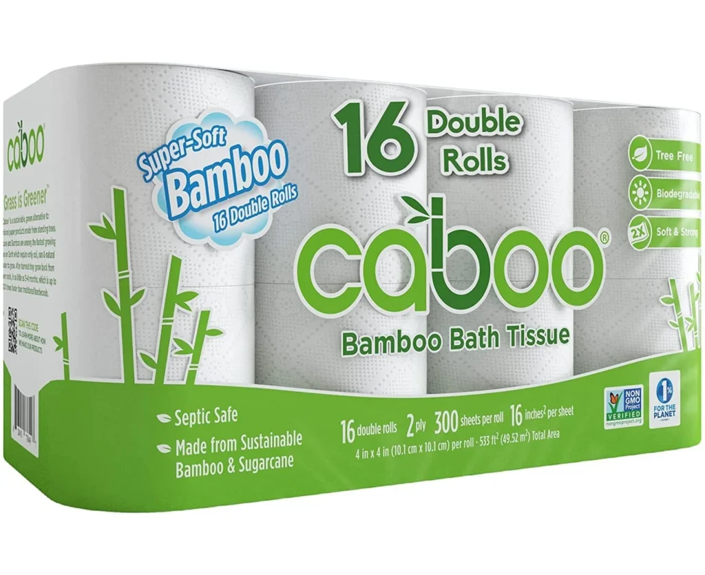 Papel higiénico de bambú