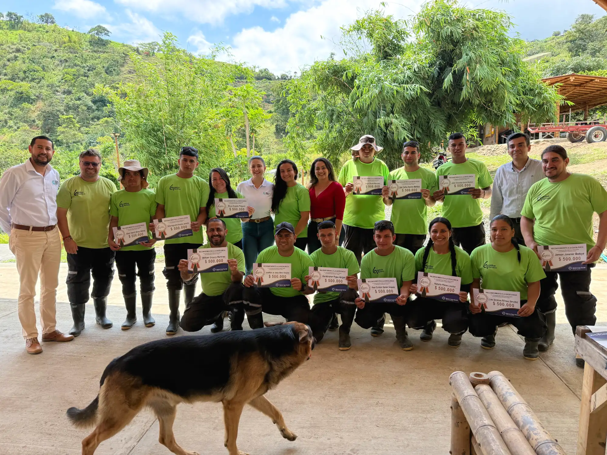 Bono de $500.000 para equipo de Guadua Bamboo SAS