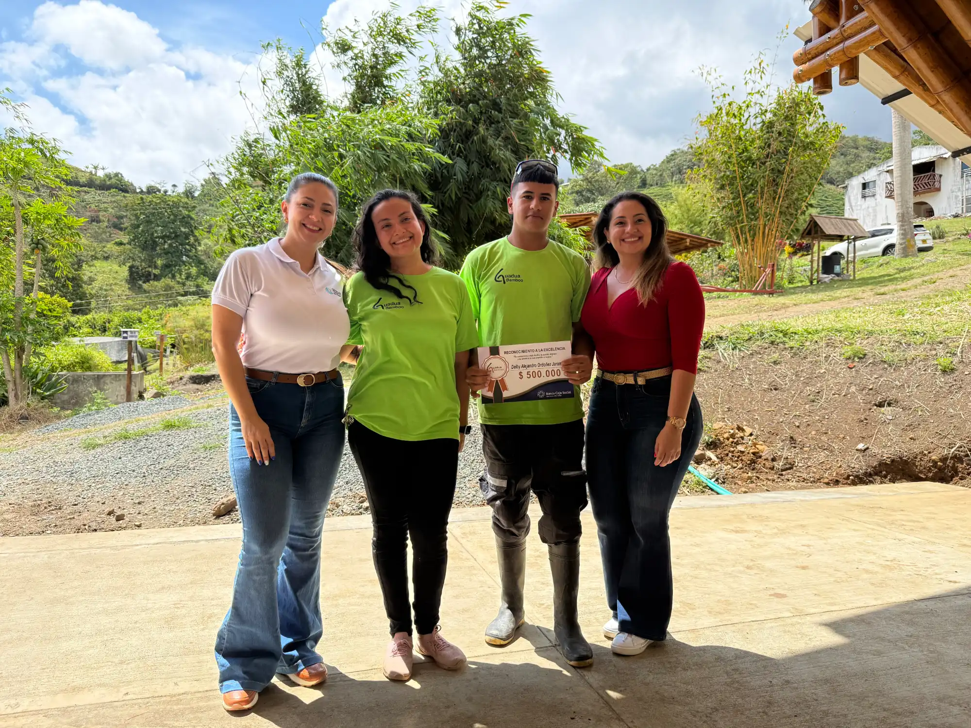 Bono de $500.000 para equipo de Guadua Bamboo SAS