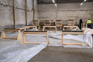 Control de calidad de postes de bambú guadua en Bélgica