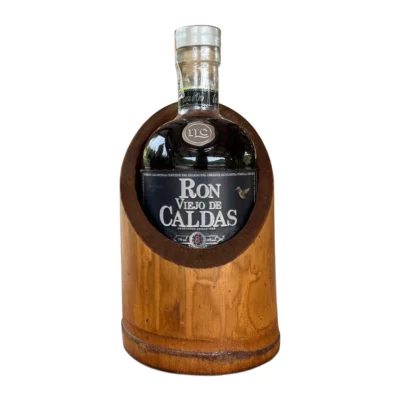 Portabotellas de Equilibrio en Bambú Guadua - Edición Ron