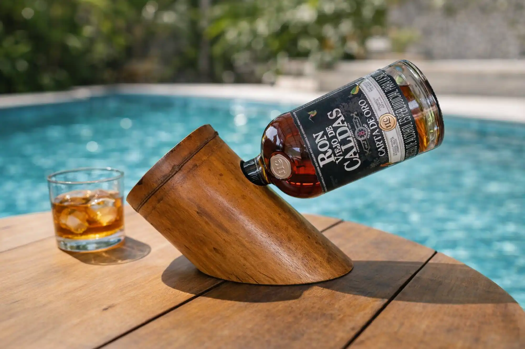 Portabotellas en Guadua – Edición Ron