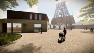 Render torre en bambú guadua en Bélgica