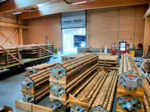 Columnas de bambú guadua prefabricadas