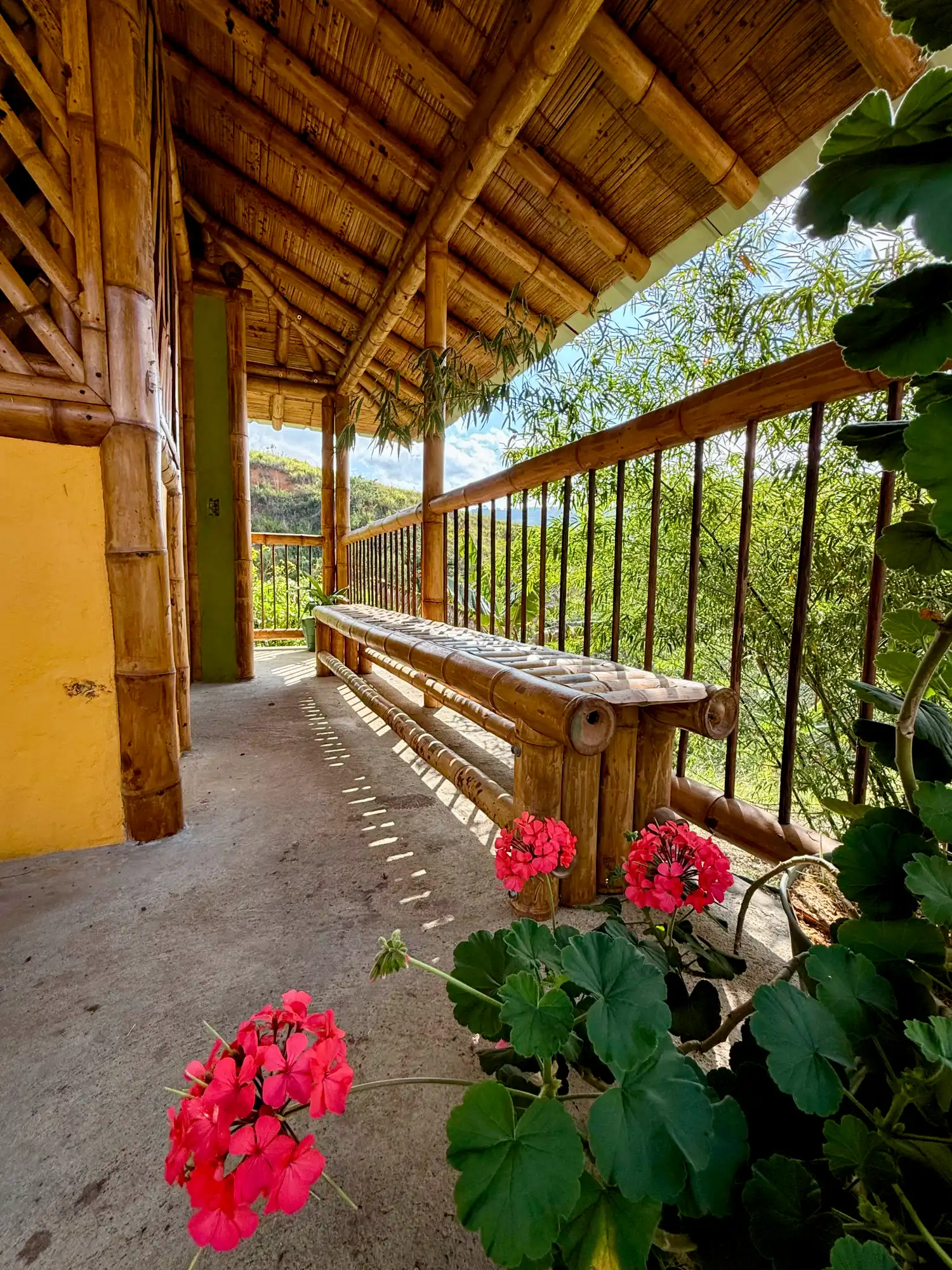 Cabaña en Bambú Guadua para Baño Seco de Lujo