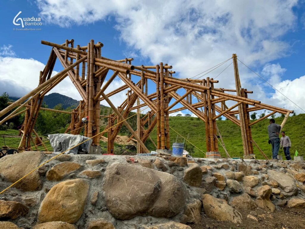 construccion de pabellon en bambu guadua 2