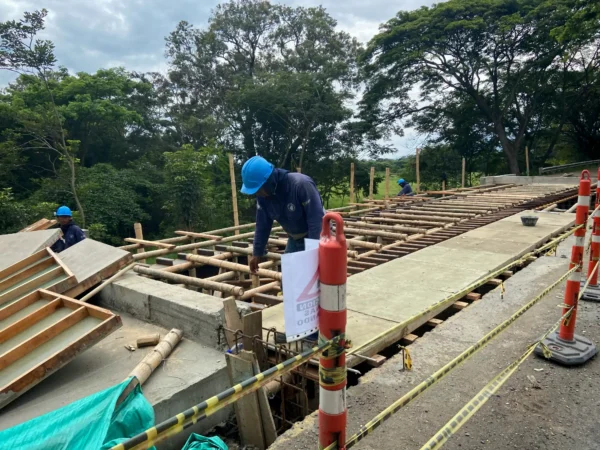 Formaleta en Guadua cruda para obra civil