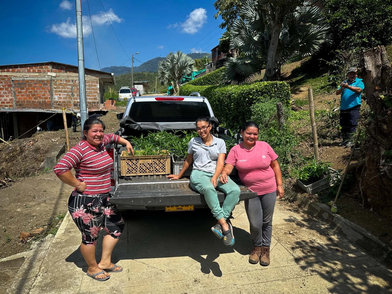 Vivero comunitario liderado por mujeres de Zabaletas, Dagua