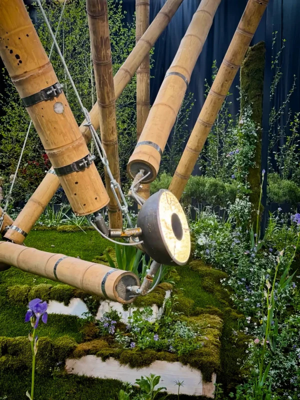 Estructura de Tensegridad en Bambú Guadua en Floraliën 2026 en Gante, Bélgica