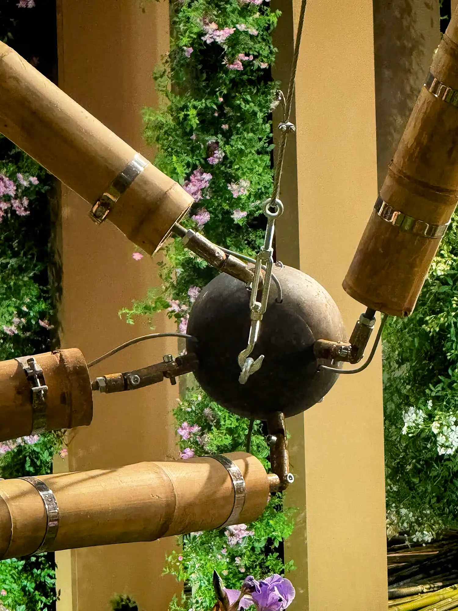 Estructura de Tensegridad en Bambú Guadua en Floraliën 2026 en Gante, Bélgica