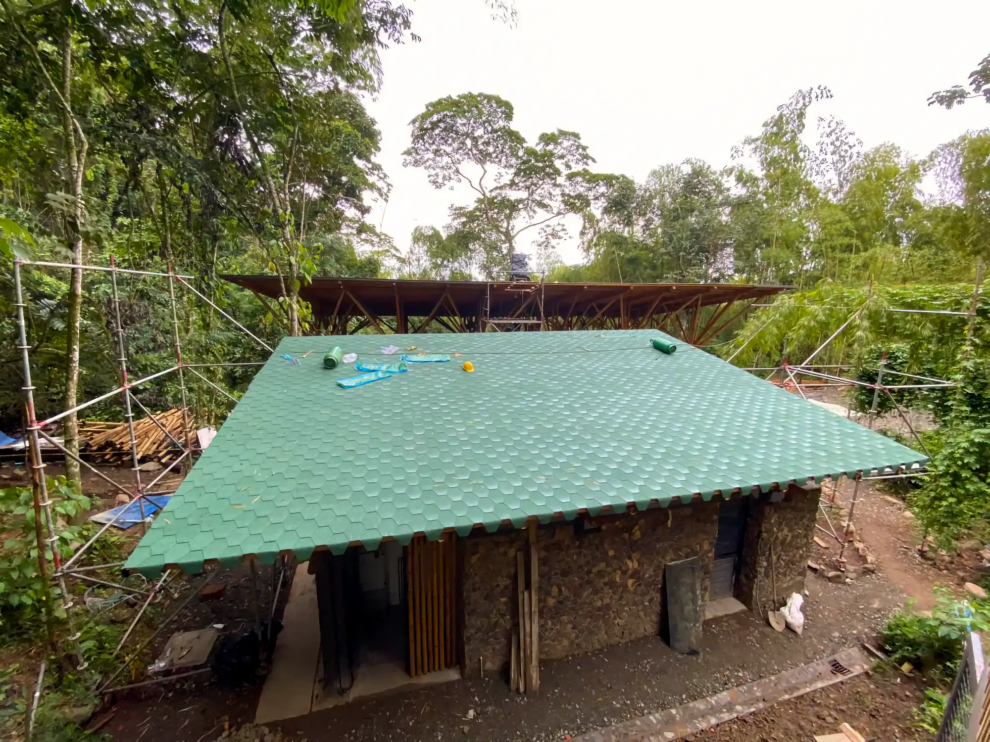 Estructuras en Guadua Bambú en el Parque Cerro Tusa