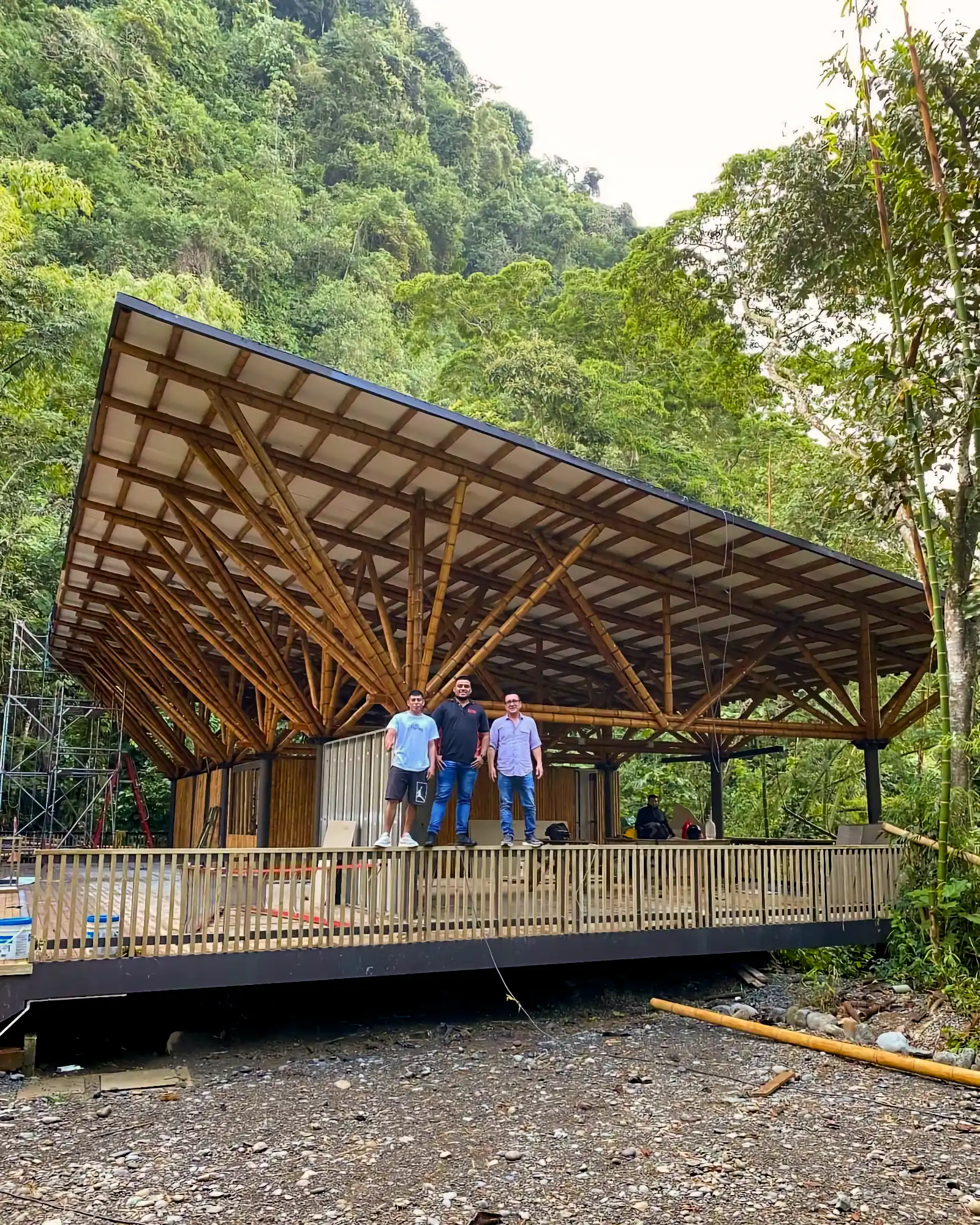 Estructuras en Guadua Bambú en el Parque Cerro Tusa