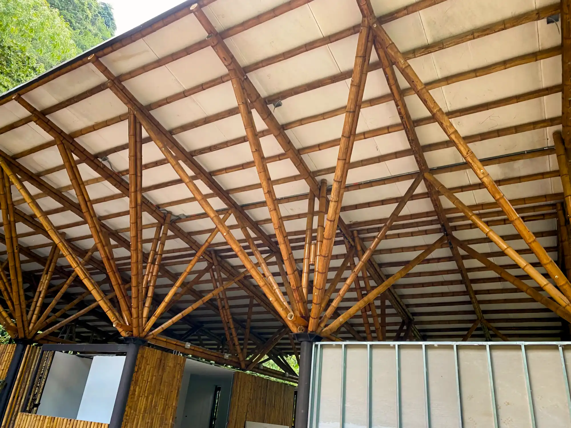 Estructuras en Guadua Bambú en el Parque Cerro Tusa