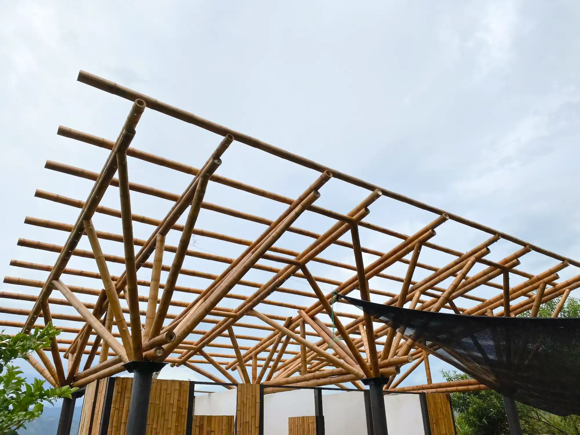 Estructuras en Guadua Bambú en el Parque Cerro Tusa