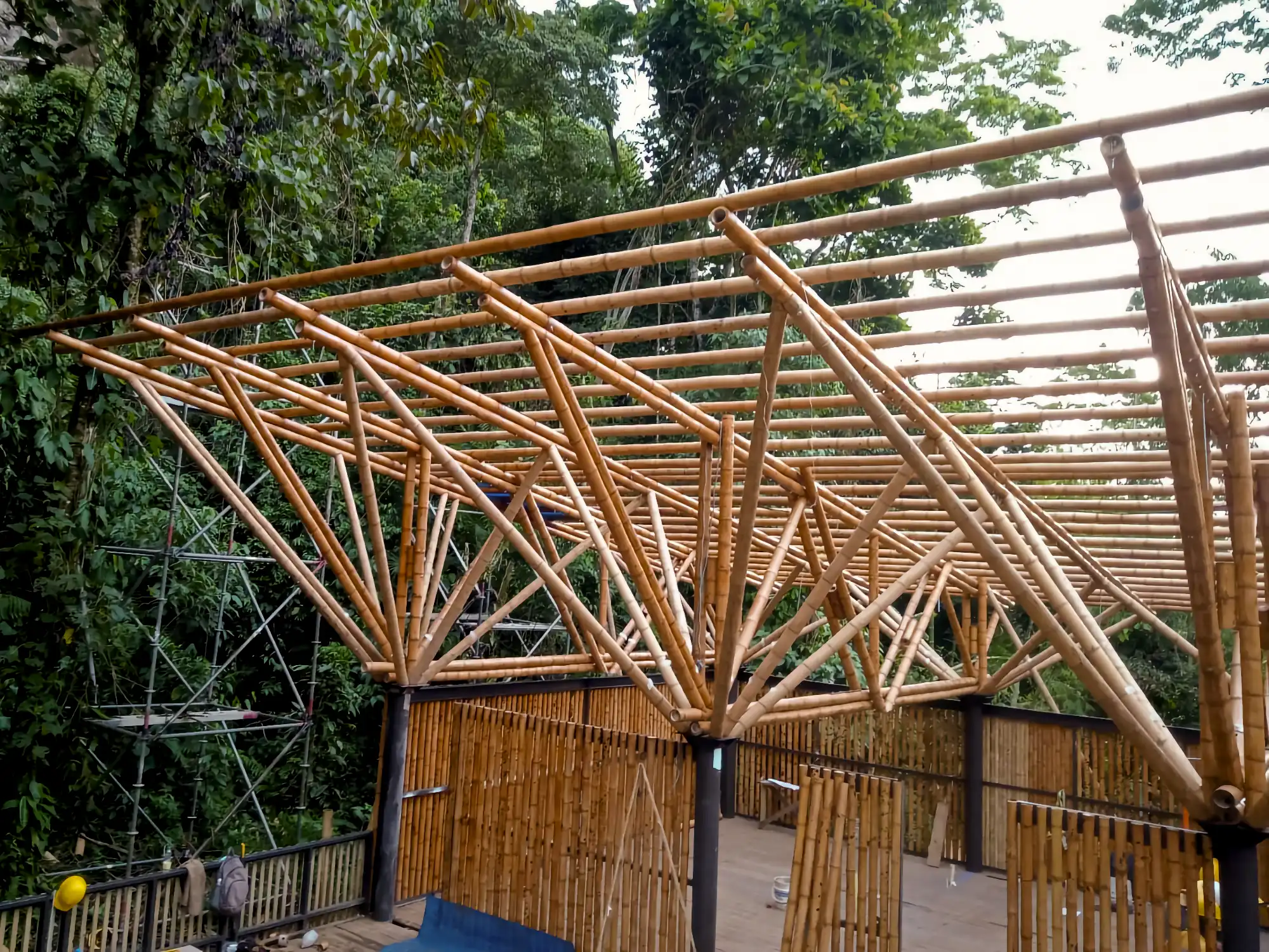 Estructuras en Guadua Bambú en el Parque Cerro Tusa
