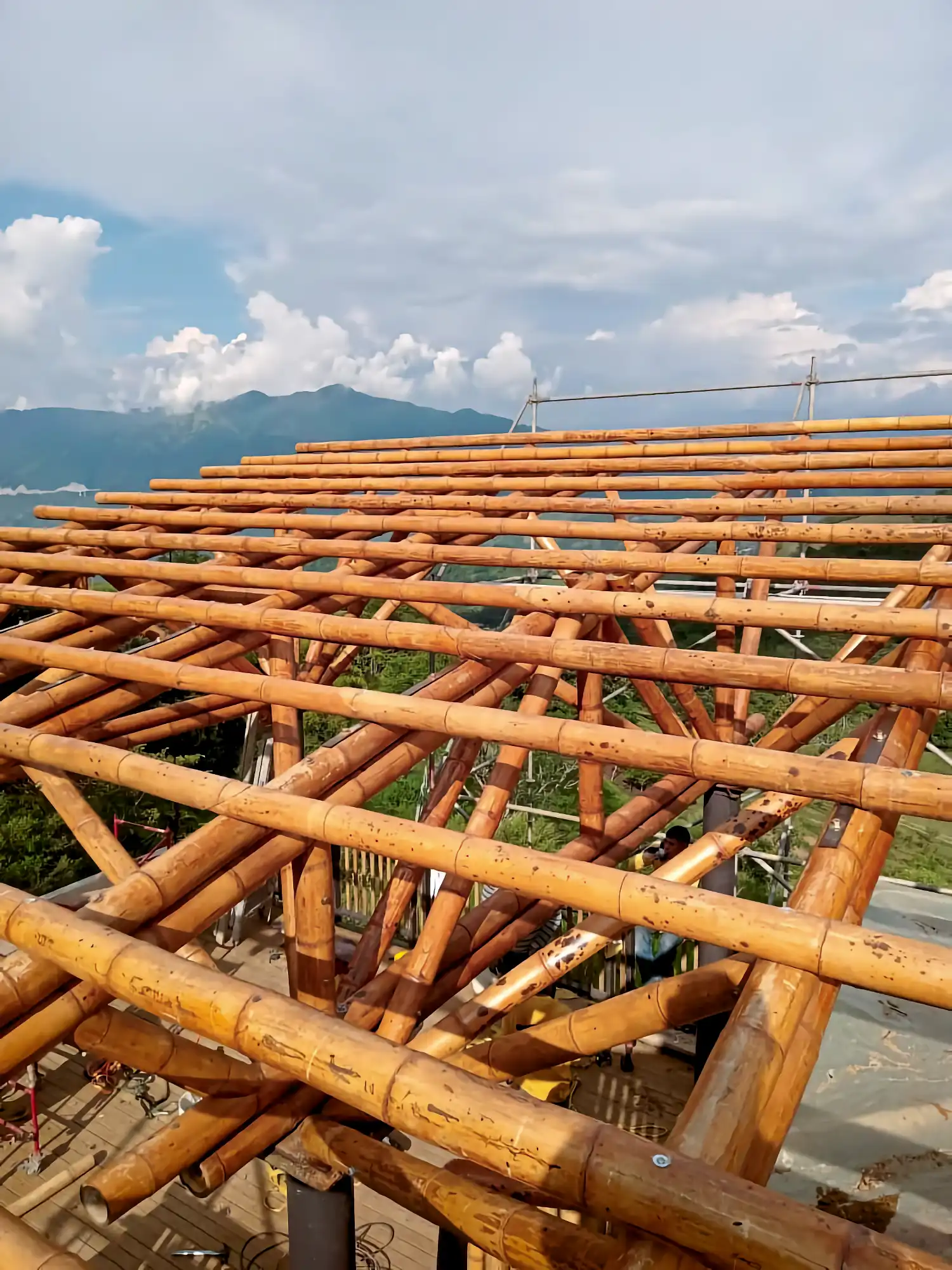 Estructuras en Guadua Bambú en el Parque Cerro Tusa
