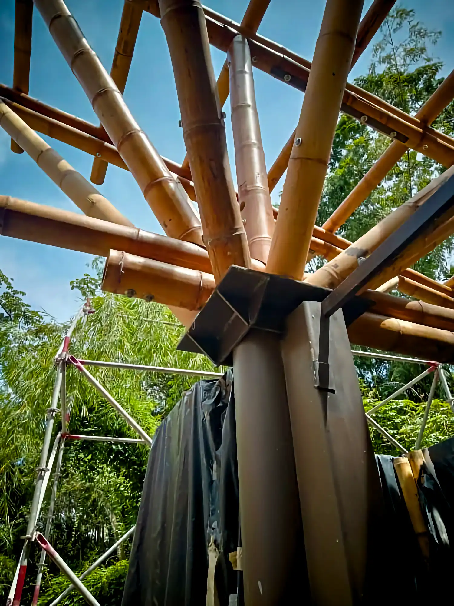 Estructuras en Guadua Bambú en el Parque Cerro Tusa