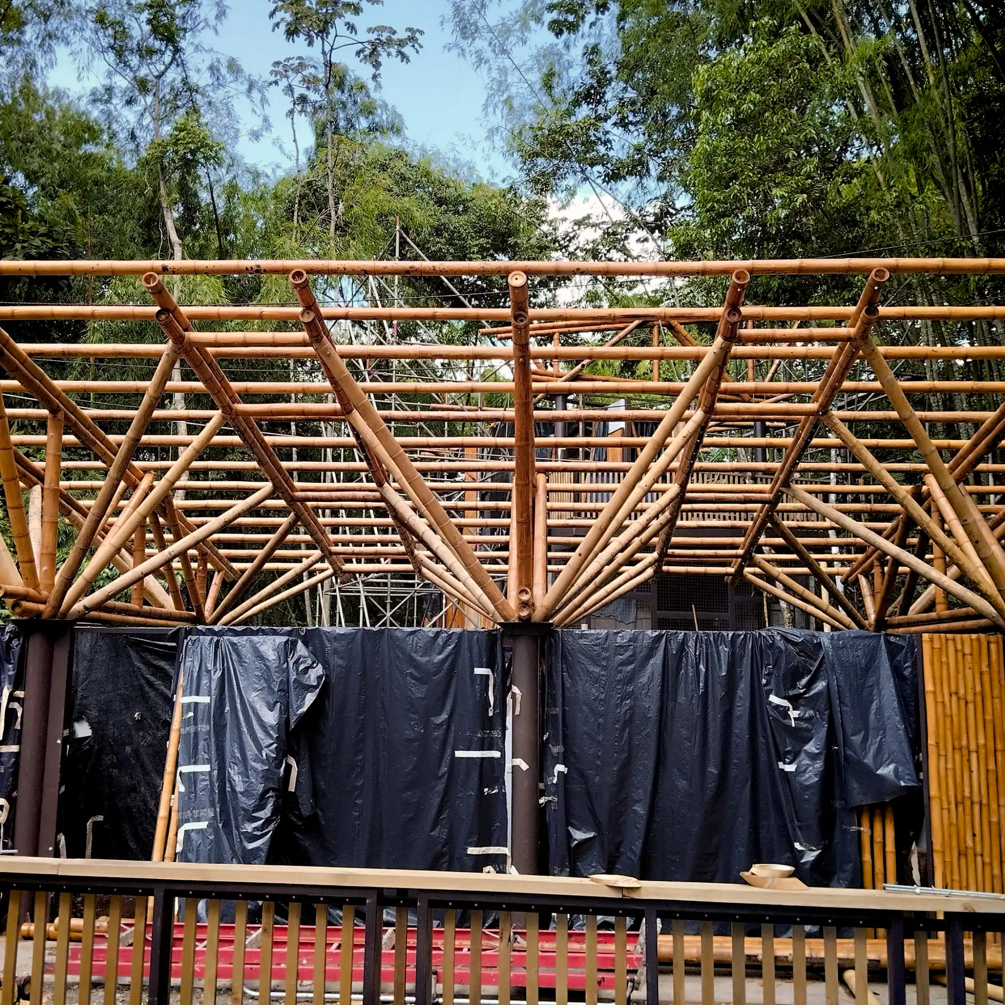 Estructuras en Guadua Bambú en el Parque Cerro Tusa