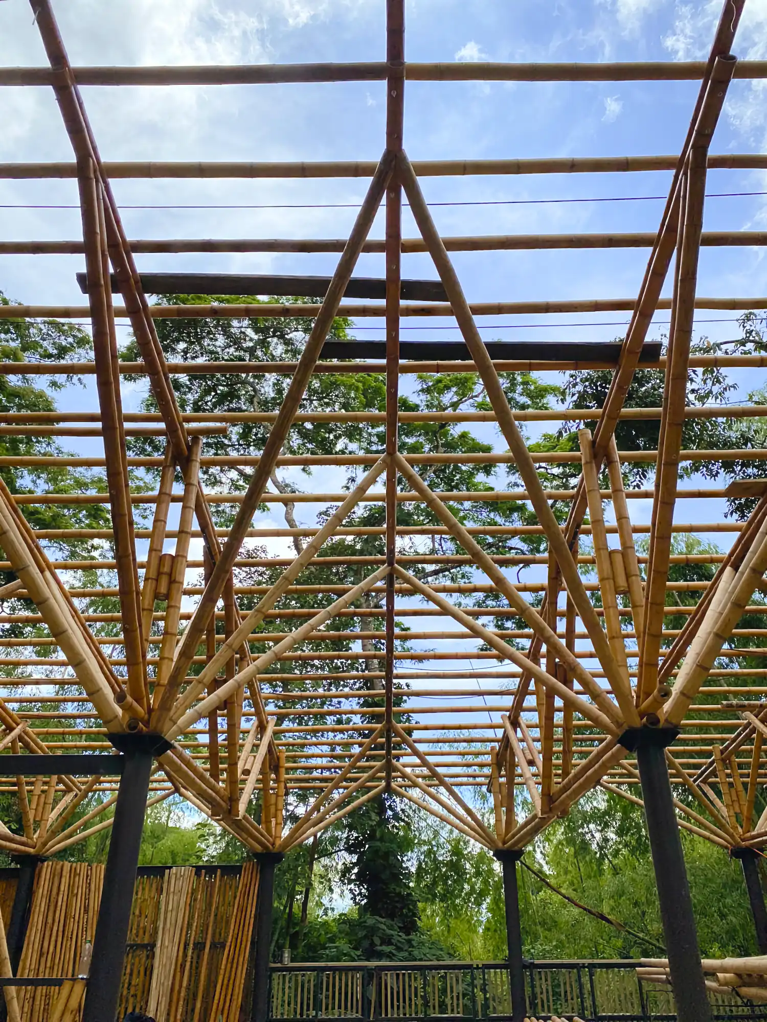 Estructuras en Guadua Bambú en el Parque Cerro Tusa