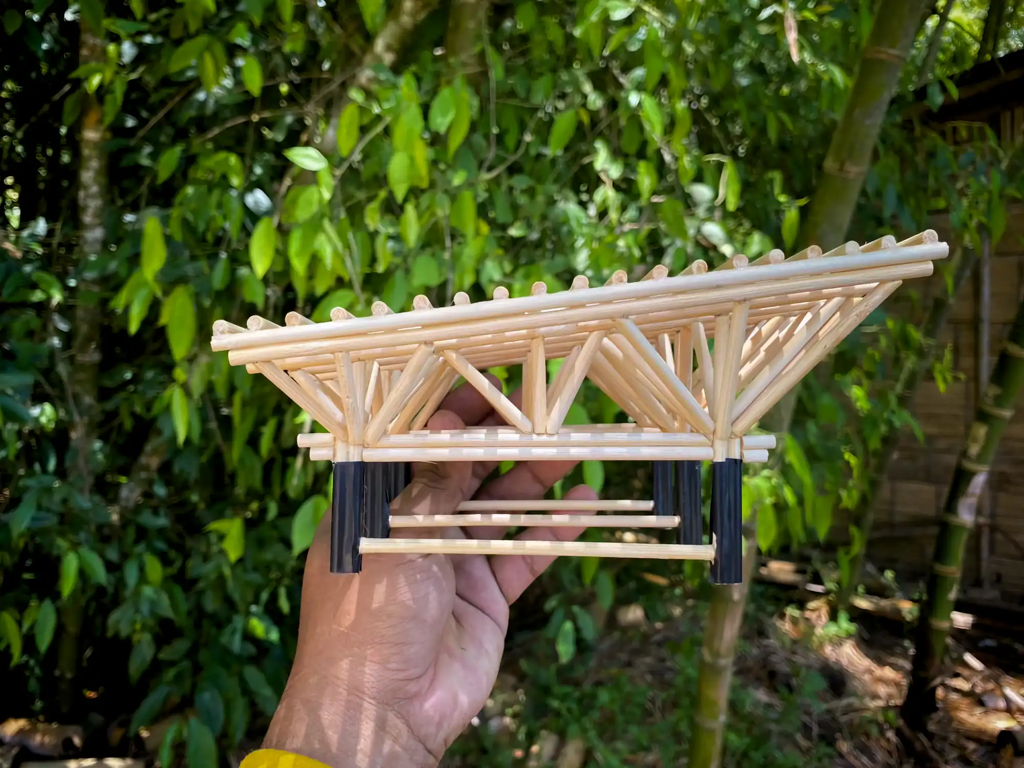 Estructuras en Guadua Bambú en el Parque Cerro Tusa