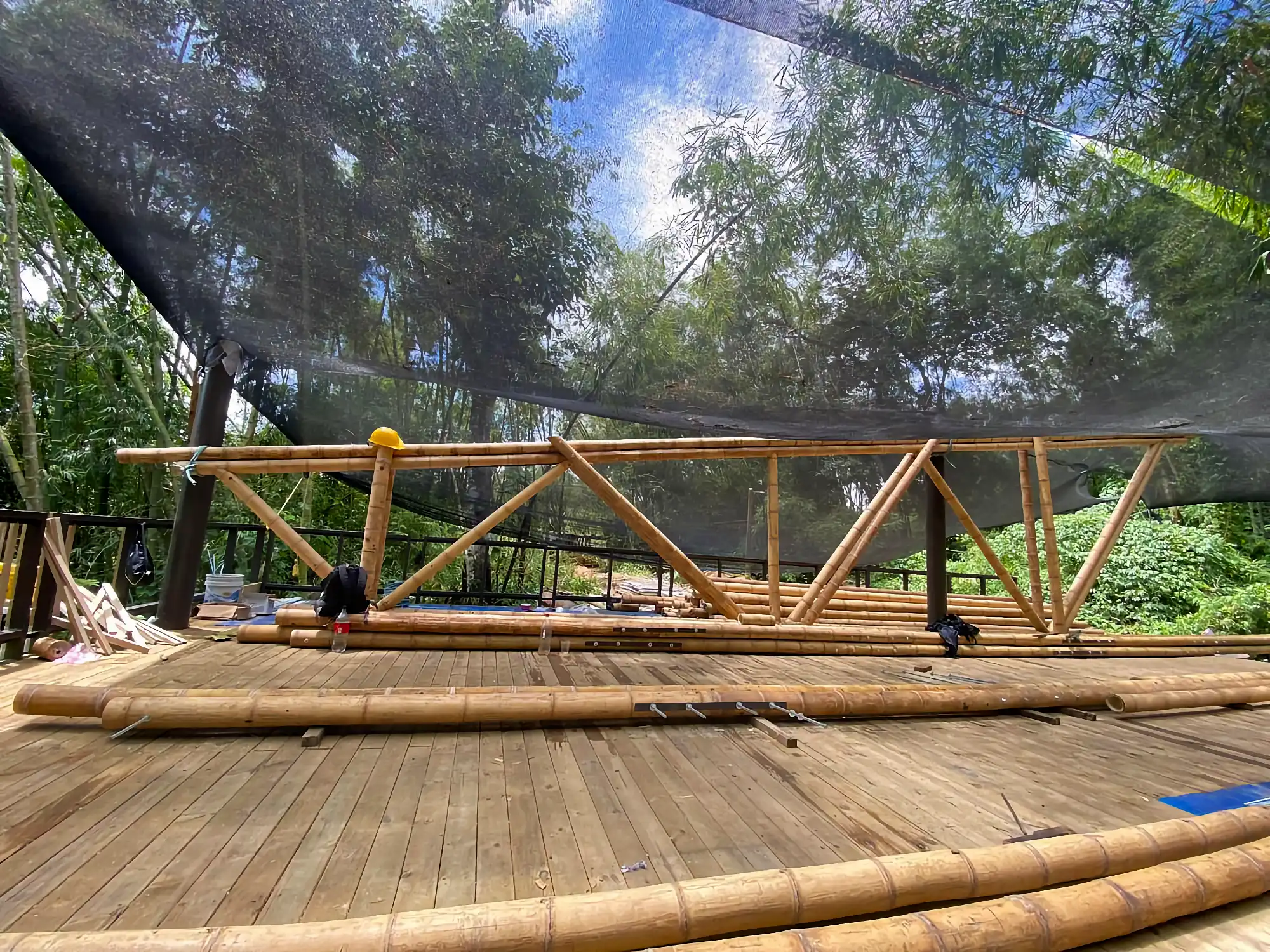 Estructuras en Guadua Bambú en el Parque Cerro Tusa